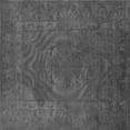 thumbnail image 1 of Ahgly Company Indoor Square Oriental Gray Industrial Area Rugs, 5' Square, 1 of 4