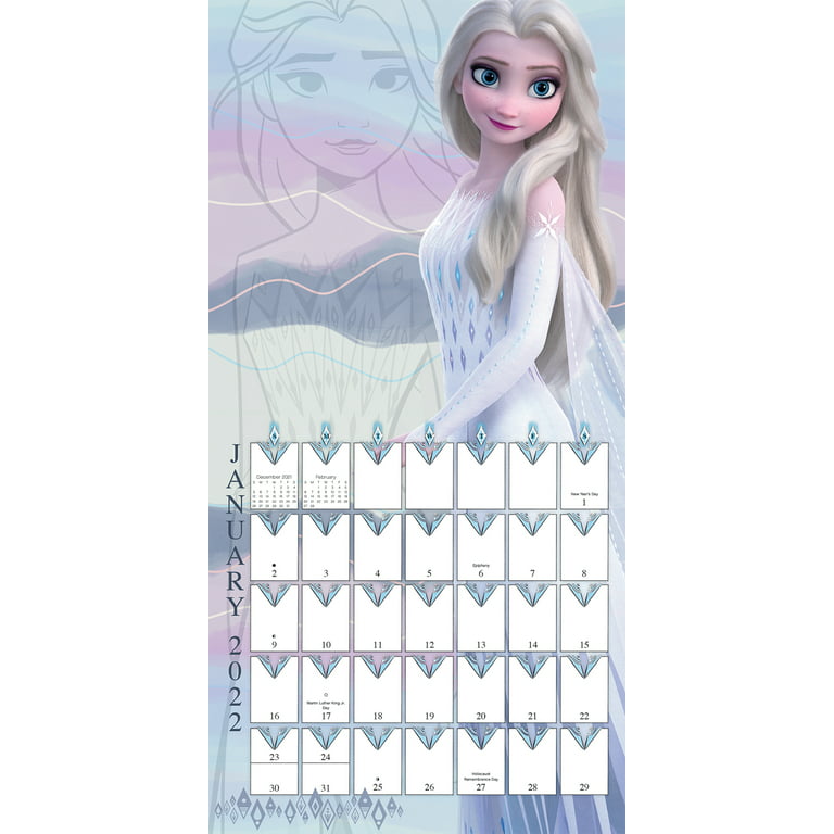 Trends International Disney Frozen 2024 7 x 7 Mini Calendar on