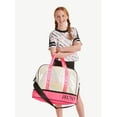 thumbnail image 1 of Justice Color Blocked Duffel Bouffante en nylon brillant, 1 of 5