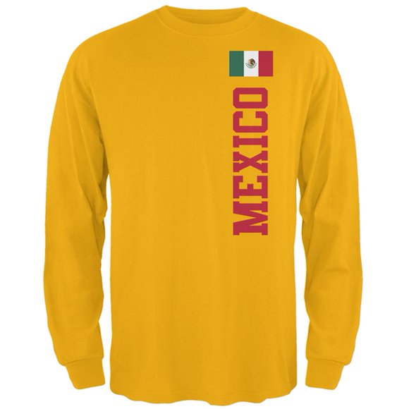 World Cup Mexico Mens Long Sleeve T Shirt