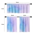 thumbnail image 4 of LALILO Kitchen Curtains and Valances Set of 3 36" Heaven Sky Window Treatment Tiers for Window Decor, 4 of 5