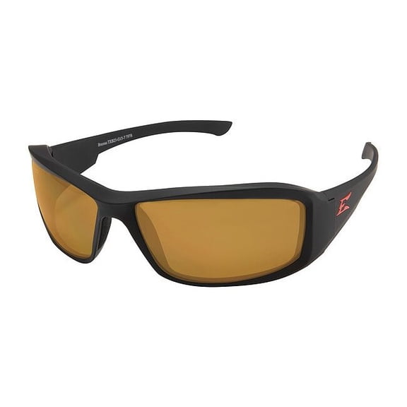 Edge Eyewear Safety Glasses, Copper, Black XB435