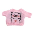 thumbnail image 3 of Suéter de cuello redondo para muñeco de peluche, crea tus propias muñecas, accesorios para fotos, moda imaginativa Cerdo rosa, 3 of 9
