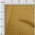 thumbnail image 1 of oneOone Georgette Viscose Fabric Honeycomb Geometric Sashiko Print Decor Fabric Printed BTY 42 Inch Wide, 1 of 1