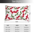 thumbnail image 4 of Disketp Pillow Covers Cherry Pattern Throw Pillow Case Cushion Covers,Cushion For Bedroom,Couch,Home-14"X20", 4 of 8