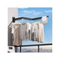thumbnail image 2 of Debao Wall Mounted Clothes Drying Rack,Laundry Drying Rack Wall Mount,Laundry Clothes Hanger,Drying Rack Clothing,Retractable Laundry Rack for Hanging, 2 of 5