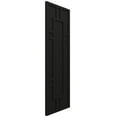 thumbnail image 2 of Ekena Millwork 12"W x 34"H True Fit PVC Hastings Fixed Mount Shutters, Black (Per Pair - Hardware Not Included), 2 of 9