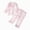 A79-Pink, variant on Kids Satin Pajamas Long Sleeve Pajamas Set 2PC Button Up Silk Set 6 12 24 Months 1T 2T 3T 4T 5T 6T Children Pink,3-4 Years
