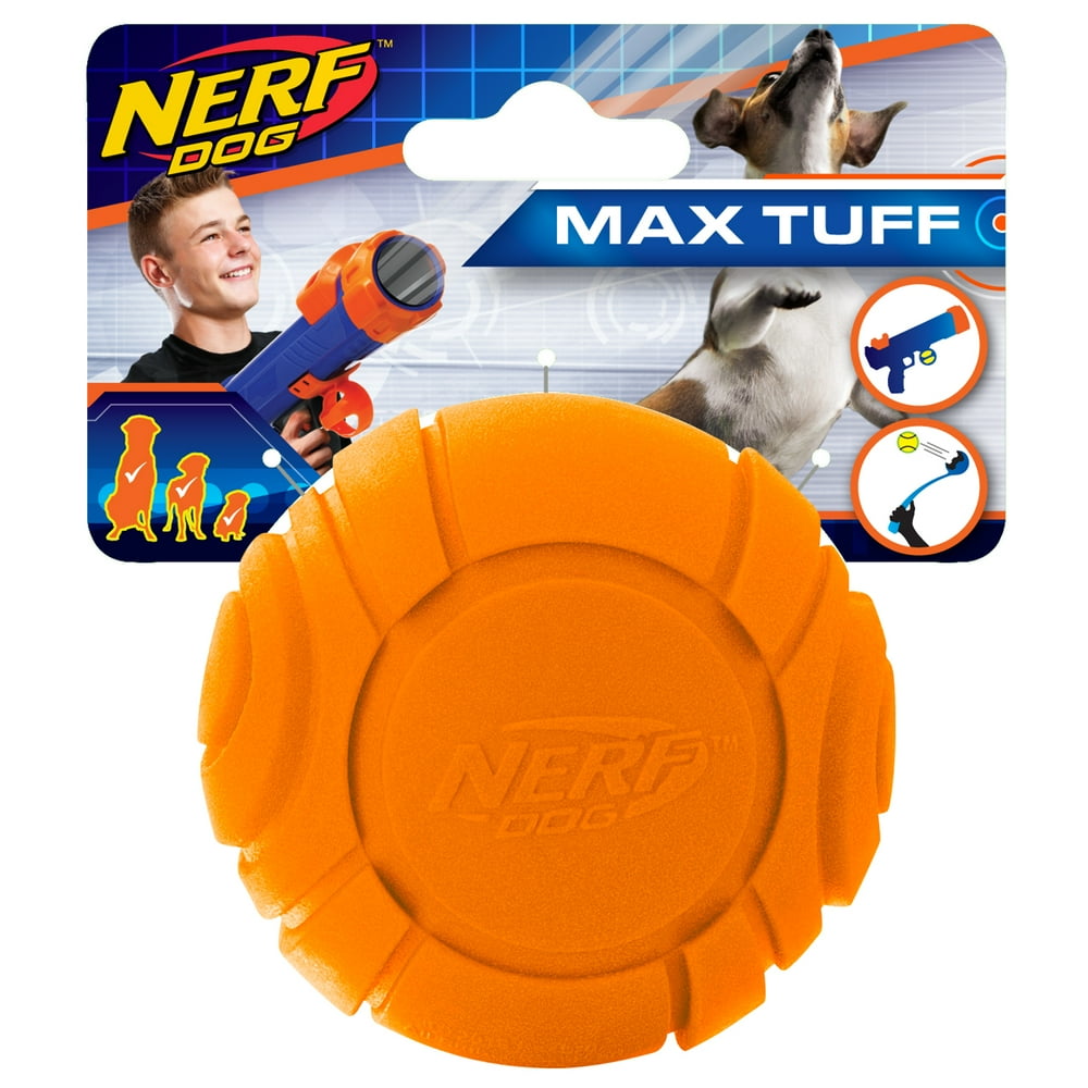 Nerf Dog 2.5in Solid Foam Sonic Ball Orange, Dog Toy