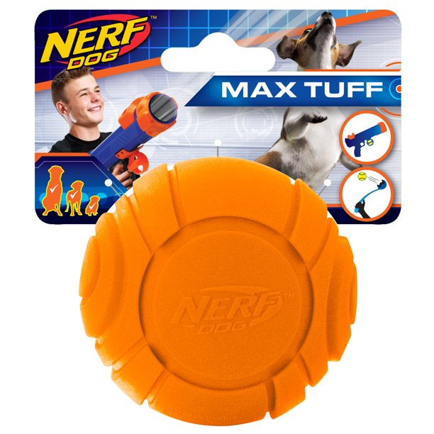 Nerf Dog Durable, Solid Foam Sonic Ball 2.5” Dog Toy
