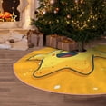 thumbnail image 5 of Lukts Happy Cartoon Star Print Color Life Christmas Tree Skirt, Winter Holiday Tree Mat Decoration ,Can be Used as A Shawl-48", 5 of 6