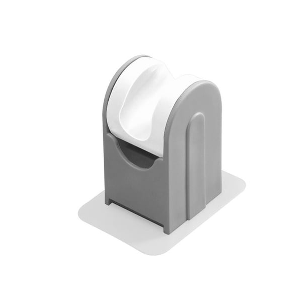 Naiovety Soporte ajustable para duchas, soporte para ducha, soporte de montaje en pared, soporte de fijación, accesorios de baño Juegos de accesorios de baño Gris