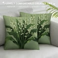 thumbnail image 3 of GOSMITH Lily of The Valley Sage Green Pillow Cover,Throw Pillow Cover,Pillow Cover,Home Decor,Decorative Pillow Cover, 3 of 5