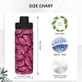thumbnail image 3 of Pofeuu Butterfly Print 18oz Sports Insulated Kettle Stainless Steel Vacuum Water Bottle Leakproof Sport Flask, 3 of 7