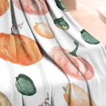 thumbnail image 3 of Watercolor Fall Pumpkins Art Wallpaper Blanket,Comfortable Soft Lamb Wool Throw Blanket,All Season,Warm Lightweight Blankets for Sofa Bed Couch Living Room Chair,30"x40", 3 of 4