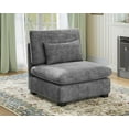 thumbnail image 1 of CHIC HOUSE Corduroy Modular Couch Seat,Single Convertible Sofa Module,Oversized Sectional Unit with Chenille Fabric for Living Room, 1 of 9
