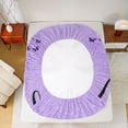 thumbnail image 5 of Castle Fairy Female Men Romantic Eyelash Bed Sheets,Bling Glitter Print King Sheets, 5 of 7
