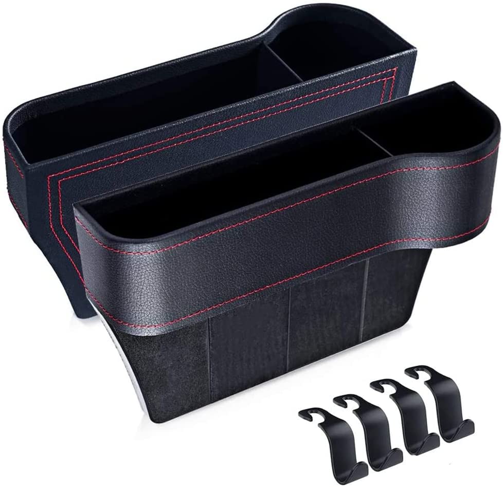 Bkuxy Car Seat Gap Organier, Storage Box, Console Side Pocket Storage