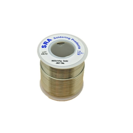 

Lead Free Solid Core Silver Solder 96/4 .062-Inch 1-Pound Spool
