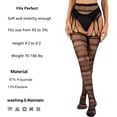 thumbnail image 3 of Vinsonshop Suspender Pantyhose Sheer Panty Hose Suspender Tights Sheer Stockings for Women Panty Hose Leggings for Women Sheer Pantyhose for Women's Tights Black 4 One Size, 3 of 9