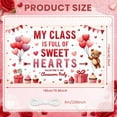thumbnail image 2 of Red Theme Valentine's Banner Heart Shape Love Display Rose Decor Romantic  Heart Backdrop for Valentine's Party Romantic Date Anniversary Celebration, 2 of 8