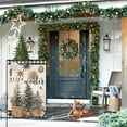 thumbnail image 3 of Christmas Trees Garden Flag 12x18 Vertical Double Sided Hello Winter Holiday Outside Decorations Burlap Yard Flag BW717, 3 of 6