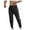 Black, variant on NaWent Joggers Pants with Pockets for Men Wine 2(XS)