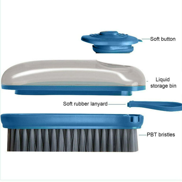 Multifunctional Hydraulic Cleaning Brushes, Soap Dispensing Dish