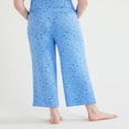 thumbnail image 4 of JUNWELL Women‘s Knit Cropped Sleep Pants  Sizes S to 3X, 4 of 6
