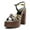 Butterfly, variant on FSJ Women Graceful Round Open Toe Chunky High Heel Platform Sandals Ankle Strap Buckle Comfortable Prom Party Brunch Dress Shoes Size 9.5 Flower