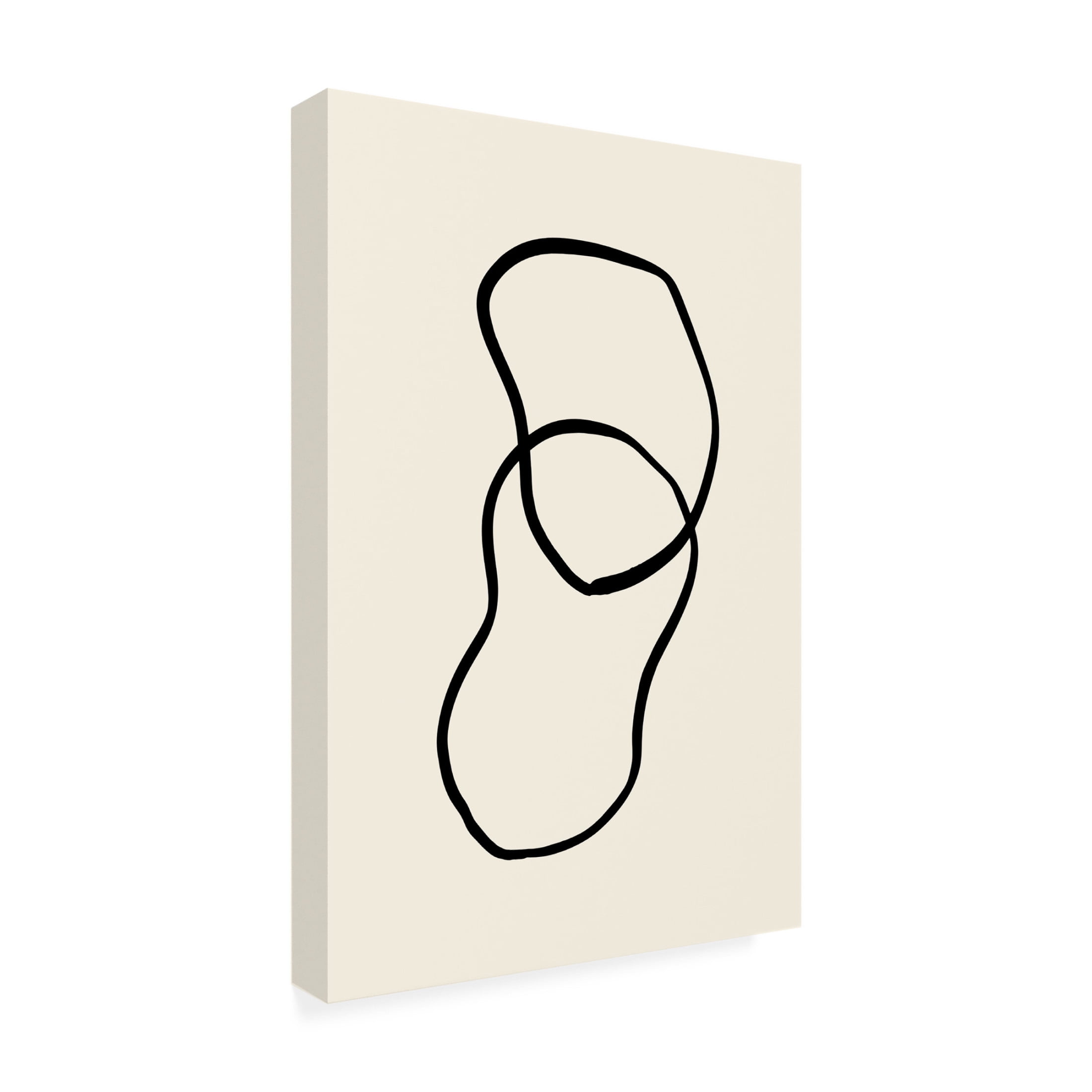 Canvas Wall Art - Pictufy Studio 'Shape 02' Wall Art for Living Room, Bedroom, or Office Décor by Trademark Fine Art - 22 x 32 Inches