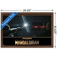thumbnail image 3 of Star Wars: The Mandalorian Season 2 - Din Djarin vs. Moff Gideon Wall Poster, 14.725" x 22.375", Framed, 3 of 3