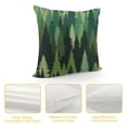 thumbnail image 4 of GOSMITH Happy Winter Merry Christmas Pine Tree Decorative Throw Pillow Cover Cushion Case for Outdoor Home Sofa (Beige Pine), 4 of 5