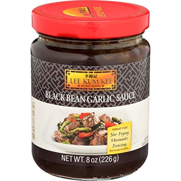 Lee Kum Kee Black Bean Garlic Sauce, 8-Ounce Jars (Pack Of 4)
