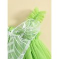 thumbnail image 5 of Kids Toddler Baby Girl Princess Dress Summer Sleeveless Tulle A-line Dress Beach Wedding Party Dress Dress with Butterfly Wings, 5 of 8