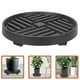 thumbnail image 2 of GOOHOCHY 1 Juego de bandeja rodante para plantas, soporte rodante para macetas, maceta redonda, soporte móvil, bandeja móvil para plantas con ruedas, 2 of 8