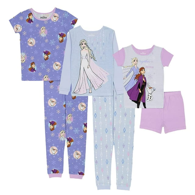 Set de pijama Disney para niñas Frozen 2 BETTER TOGETHER, talla 6