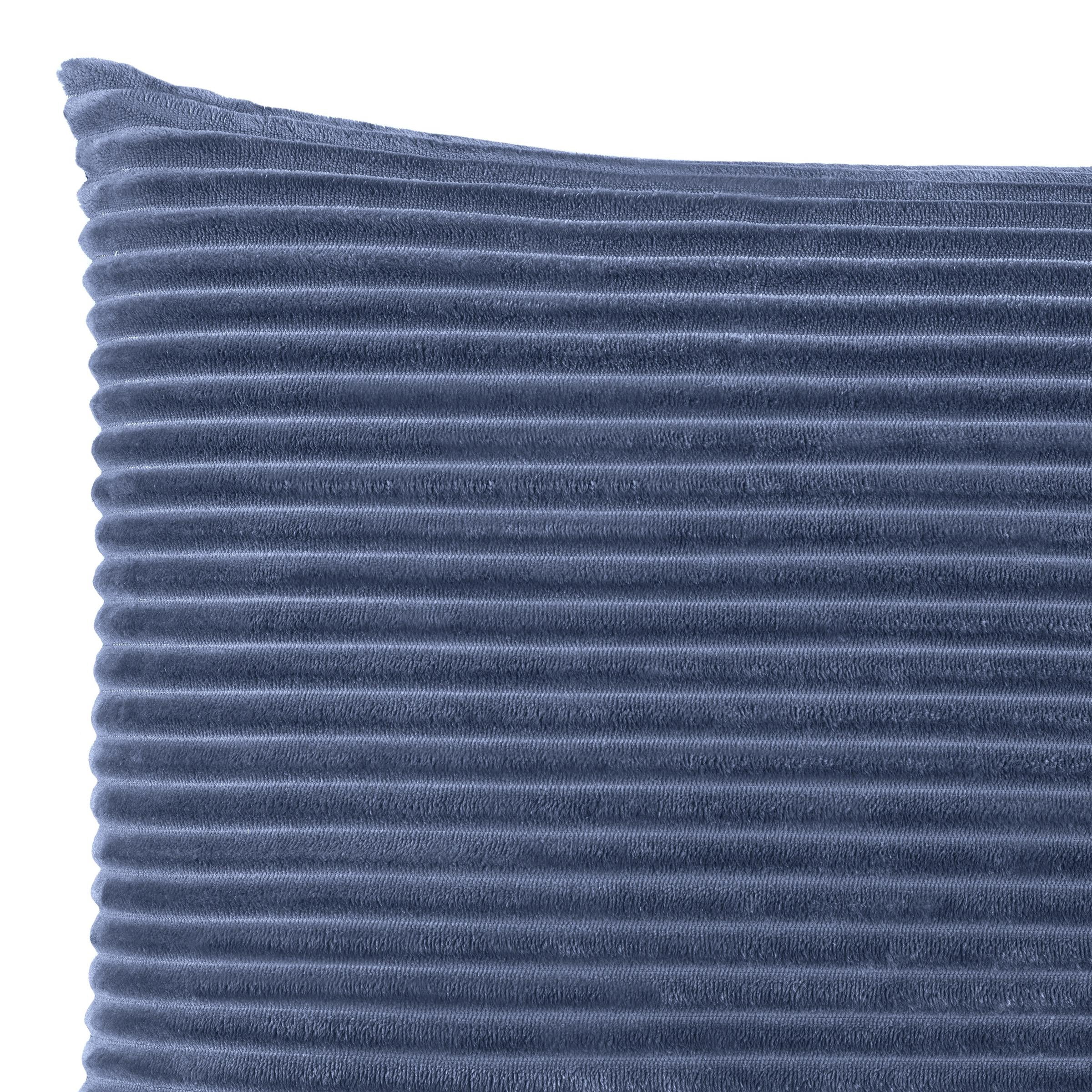 Cord Plush Ocean Blue Body Pillow
