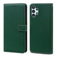 thumbnail image 2 of Allytech Wallet case for Samsung Galaxy A13 4G,  PU Leather Wallet case with Handstrap Kickstand Card Slots Magnetic Shockproof Flip Case for Samsung A13 4G,Darkgreen, 2 of 8