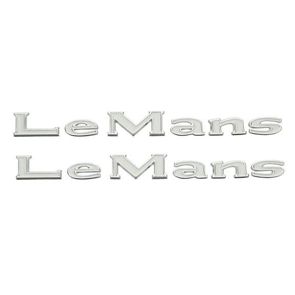 Front Fender/Rear Quarter Panel Emblem Letter Set For 1967-1969 Pontiac LeMans