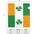thumbnail image 4 of Irish Flag with Shamrock Magnetic Mailbox Cover Standard Size 21"x 18" for Garden, 4 of 6
