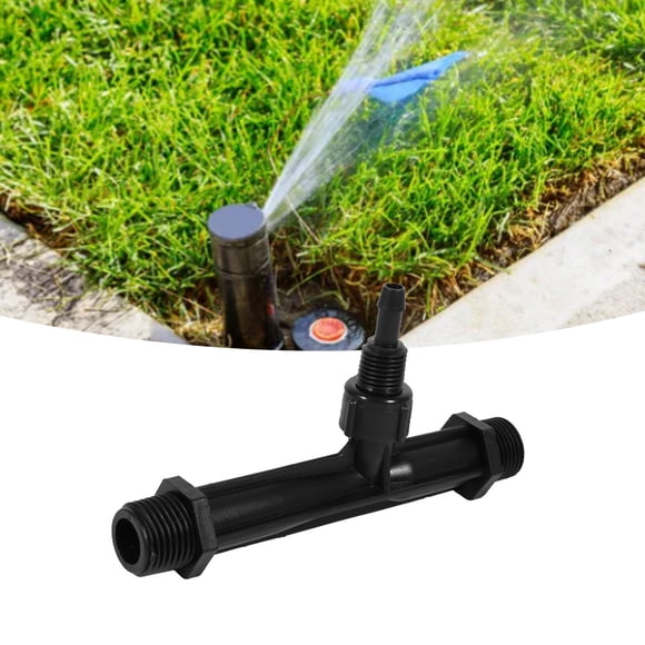 Inyector Mezclador de Fertilizante de Tomo de Rigo de 1/2 3/4 1 Pulgada, Herramienta Agrícola Eficiente de Resistencia Química Pom Plástico Negro, Adecuado para de Rigo