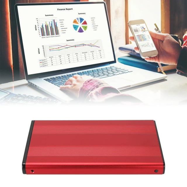Boîtier HDD 2.5 Po 5Gbps Capacité 2 To Antistatique avec Interface USB3.0 pour OS X pour Vista Pas Inclube Disque Dur