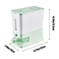 thumbnail image 3 of TIMIFIS Storage Jar Rice Bucket Box Household Sealed Large Capacity Insect Proof Dampness-Proof Flour Miscellaneous Grains Press Storage Tank One Click Grain Release with Rice Cup Kitchen Gadgets, 3 of 6