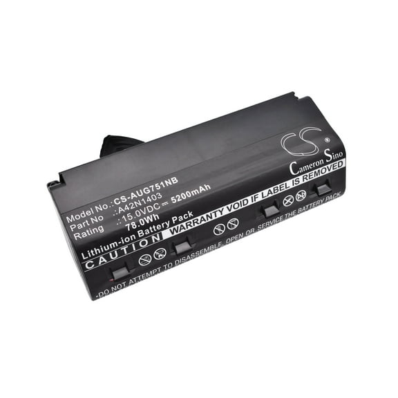 Battery for Asus ROG G751 G751J GFX71 0B110-00290000M A42LM93 A42LM9H A42N1403