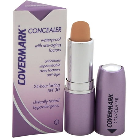 Covermark for Women Concealer Waterproof with Anti-Aging Factors SPF 30 # 3, 0.18