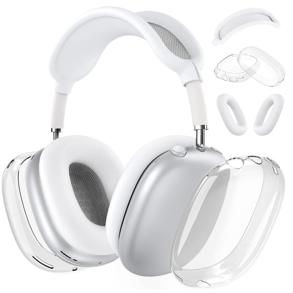Funda de silicona para auriculares AirPods Max MINDRESY, color blanco