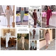 thumbnail image 5 of PRETTYGARDEN Womens Fall Long Sleeve Ribbed Sweater Dress | Breathable Knit Fabric, Elegant Bodycon Cut, Fashion Asymmetrical Neck, Night Out Party Dresses, Trendy Winter Clothes, 5 of 8