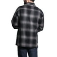 thumbnail image 3 of G-Style USA Men's Western Casual Plaid Long Sleeve Button Down Shirt Y2000 - Charcoal - Medium, 3 of 5