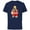 Navy, variant on The Simpsons Santa Homer Holiday - Short Sleeve Cotton T-Shirt for Adults - Customized-Athletic Heather